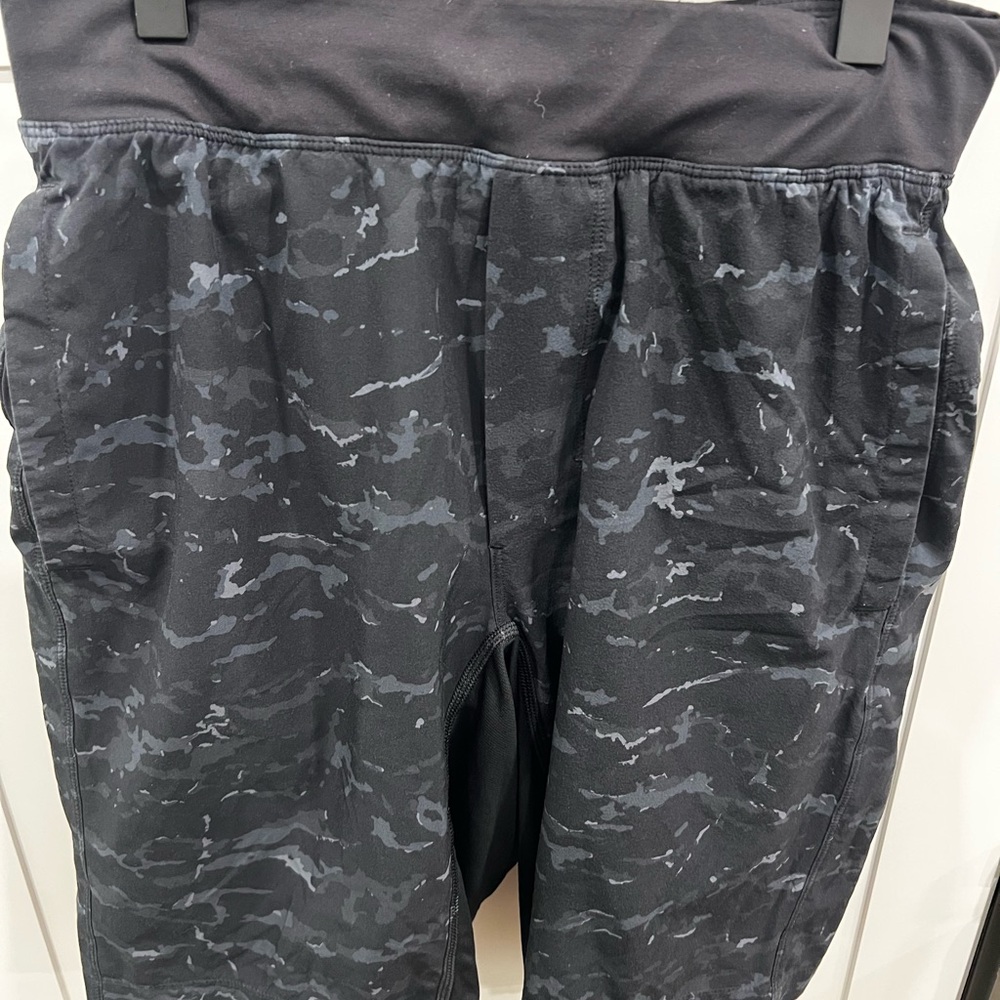 lululemon athletica Black Camo Athletic Shorts